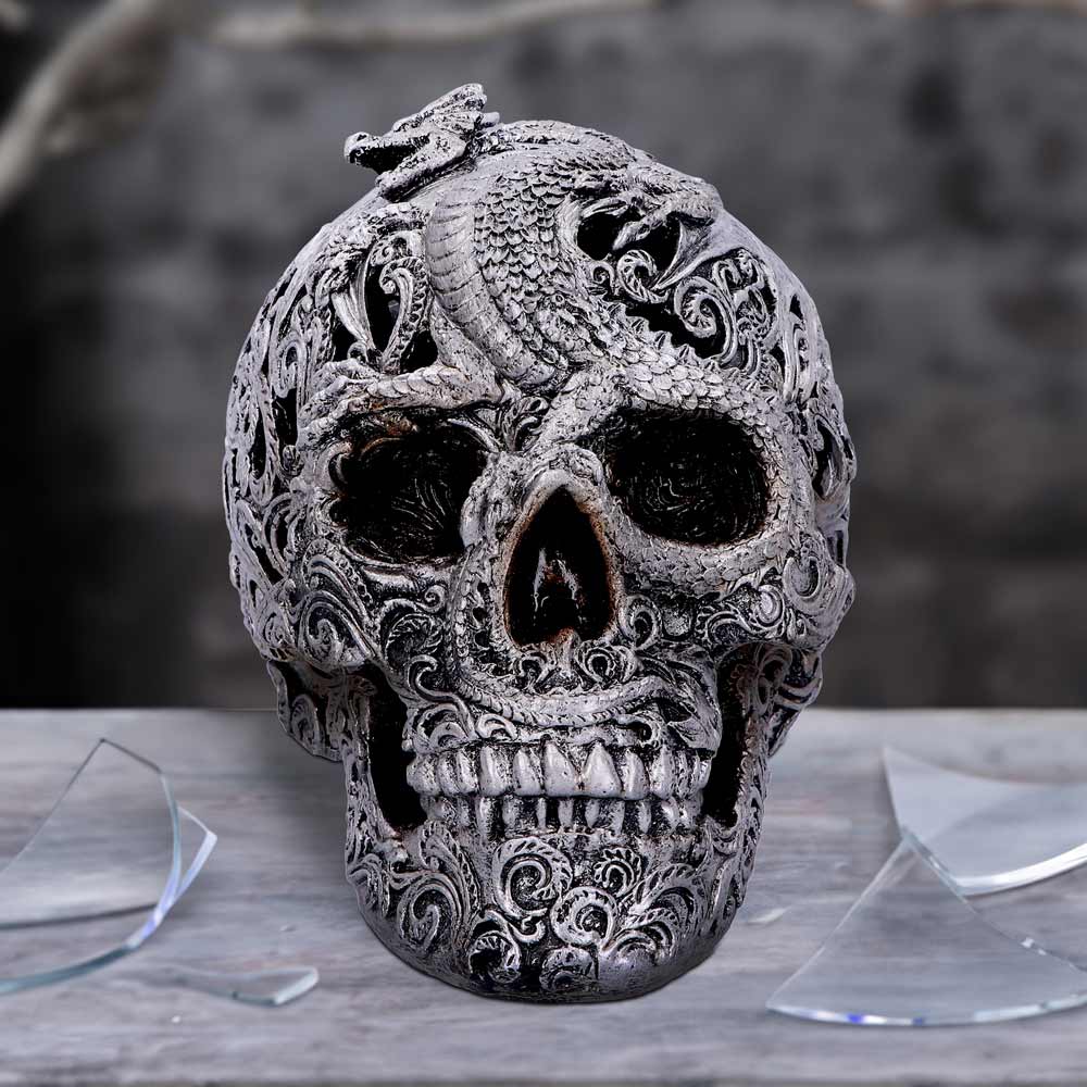 Cranial Drakos (Silver) 19.5cm