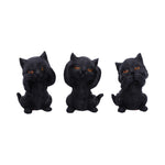 Three Wise Kitties 8.8cm