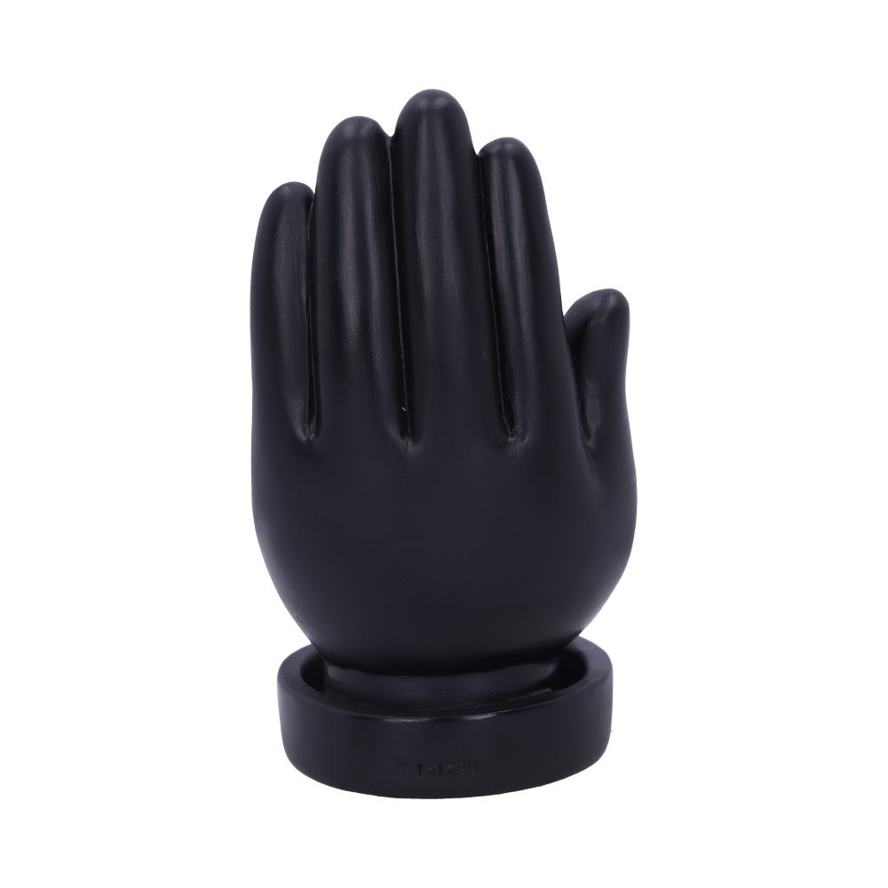 Palmistry Backflow Incense Burner (Black) 12cm