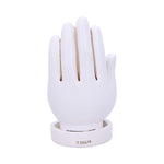 Palmistry Backflow Incense Burner (White) 12cm