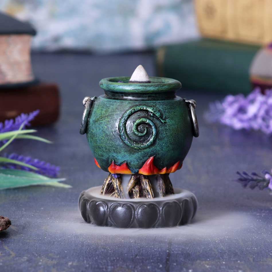 Emerald Cauldron Backflow Incense Burner 7.3cm