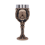 Three Wise Skeleton Goblet 20cm