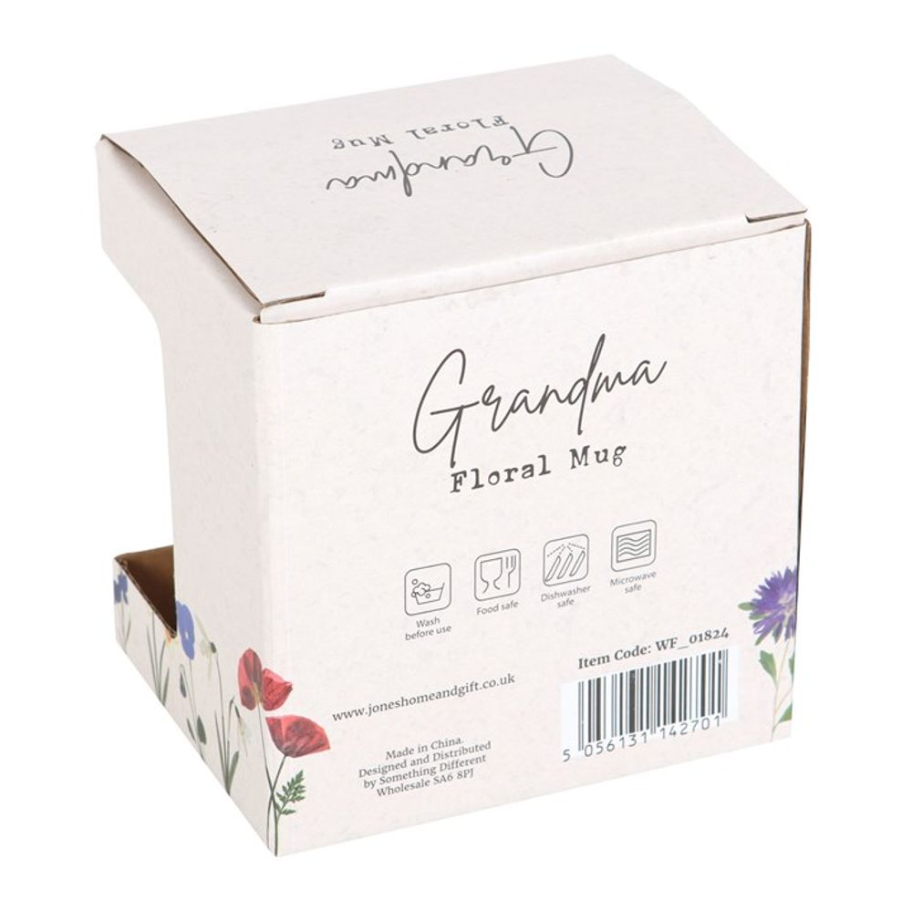 Grandma Wildflower Pedestal Mug