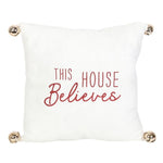 35cm This House Believes Cushion with Bells