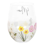 Mum Wildflower Stemless Glass