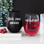 Witches Brew Stemless Wine Glass