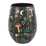 Dark Forest Print Stemless Glass