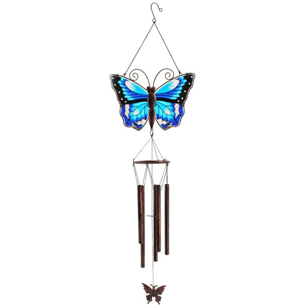 Blue Butterfly Windchime