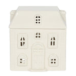 White Ceramic House Oil Burner