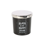 Black is My Happy Colour Opium Candle