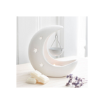 White Crescent Moon Hanging Oil Burner