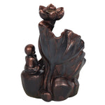 Bronze Effect Buddha Backflow Incense Burner