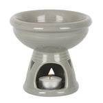 Grey Deep Bowl Oil Burner