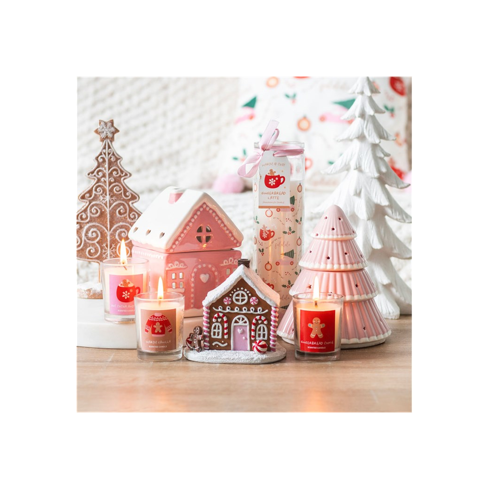 Sugarplum Fun Christmas Print Tube Candle